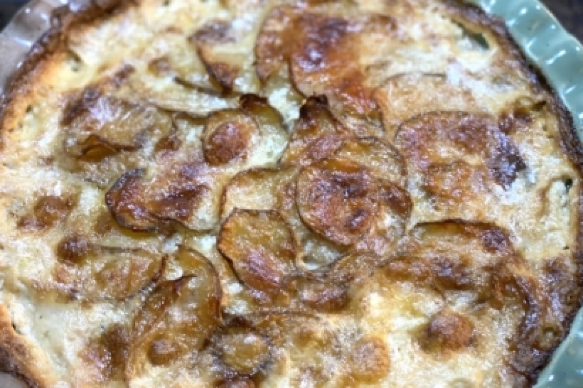 Гратен с золотым картофелем