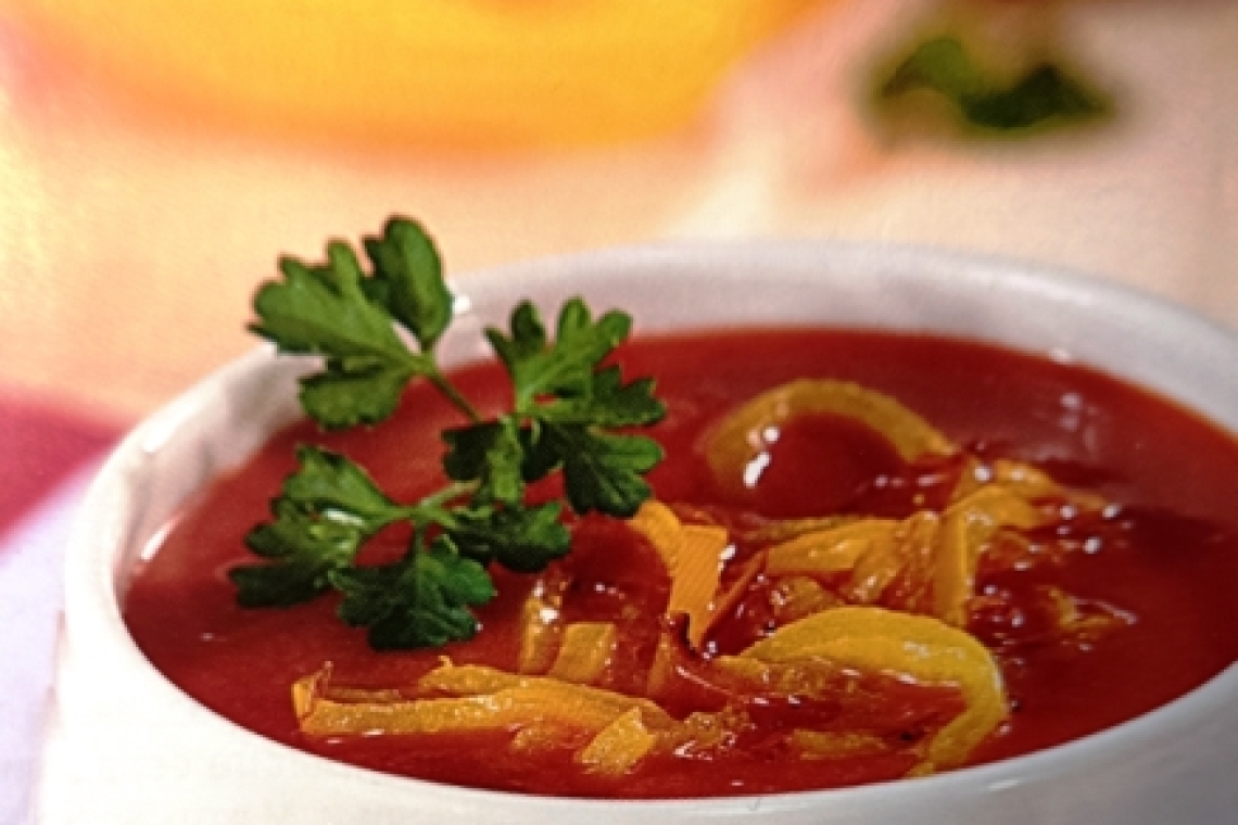 Томатный суп пюре