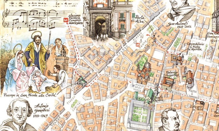 Сердце Неаполя от Викко до Караваджио.