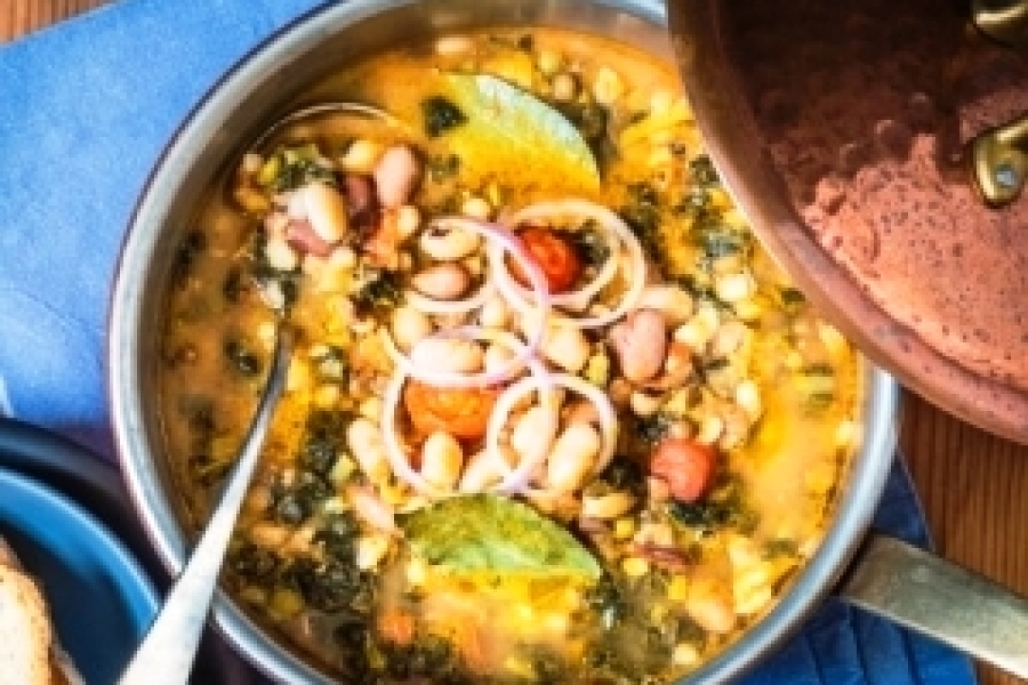 Риболлита, овощной суп из Тосканы (Италия)