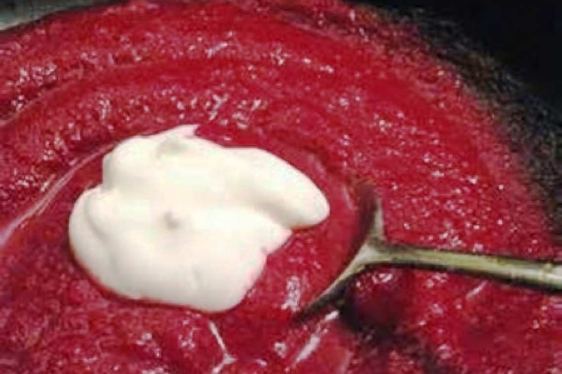 Пюре суп из свеклы