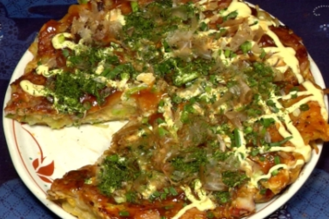 Японский фасфуд - Окономияки