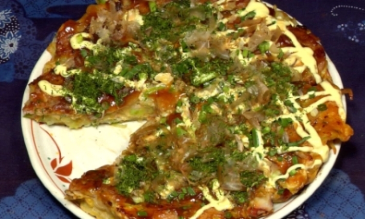 Японский фасфуд - Окономияки