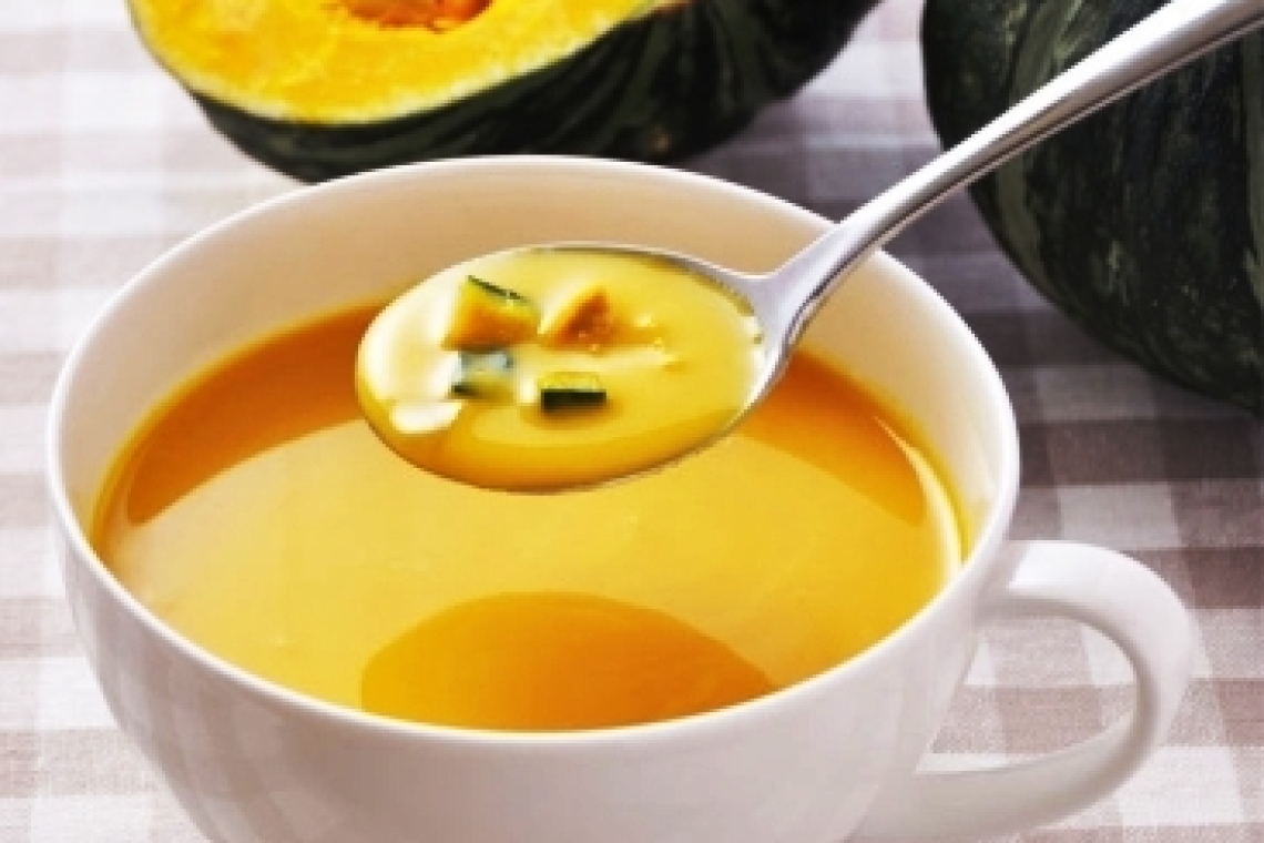 Похлебка из тыквы кабоча.