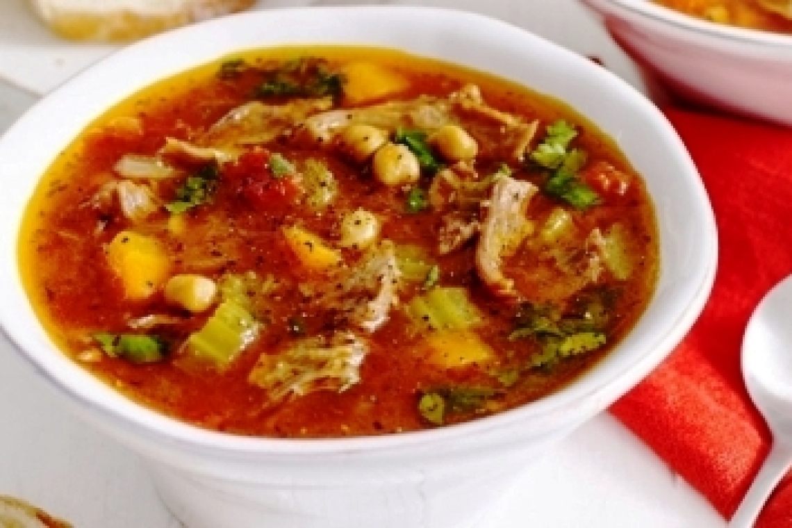 Острый суп из баранины с нутом. Суп Баранут