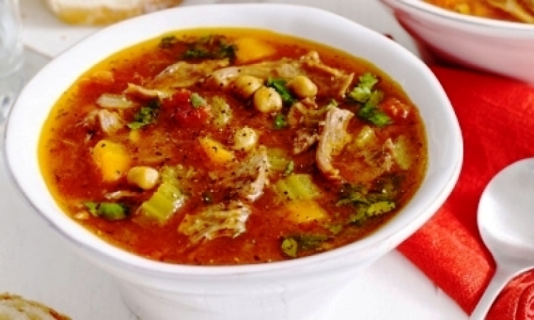 Острый суп из баранины с нутом. Суп Баранут