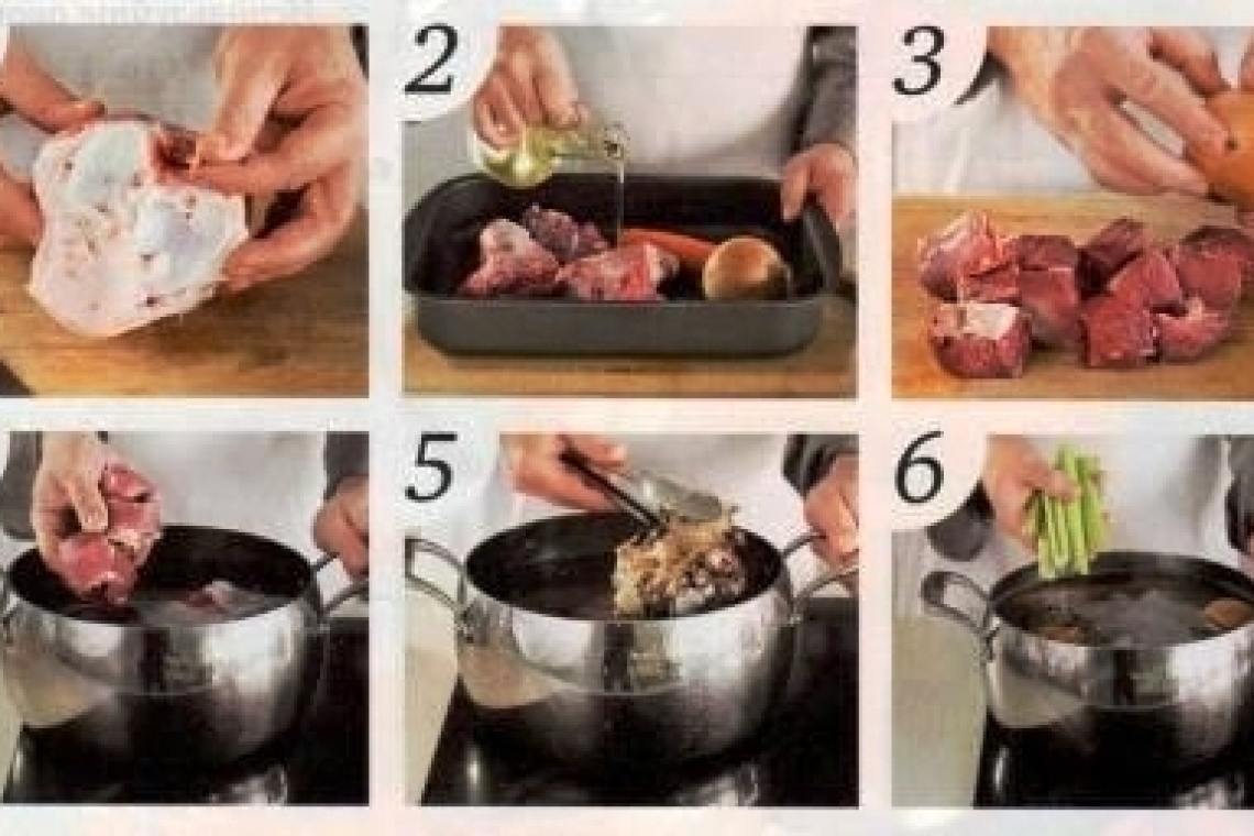 Мясной бульон из говядины