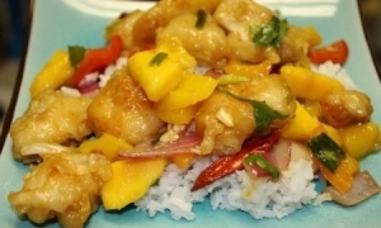 Курица с манго по Сычуаньски