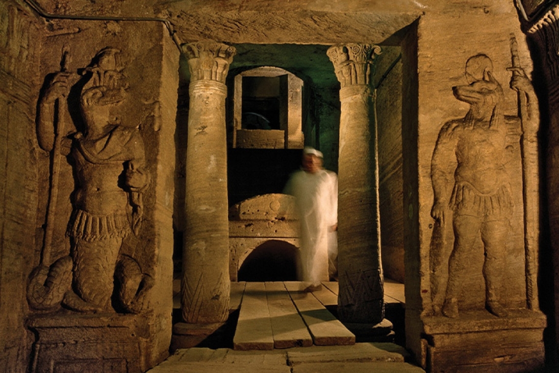 Египет. Александрия. Древний римский некрополь