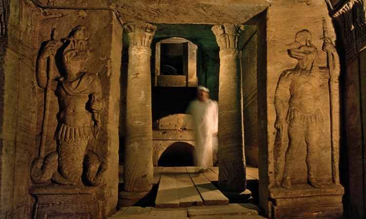 Египет. Александрия. Древний римский некрополь