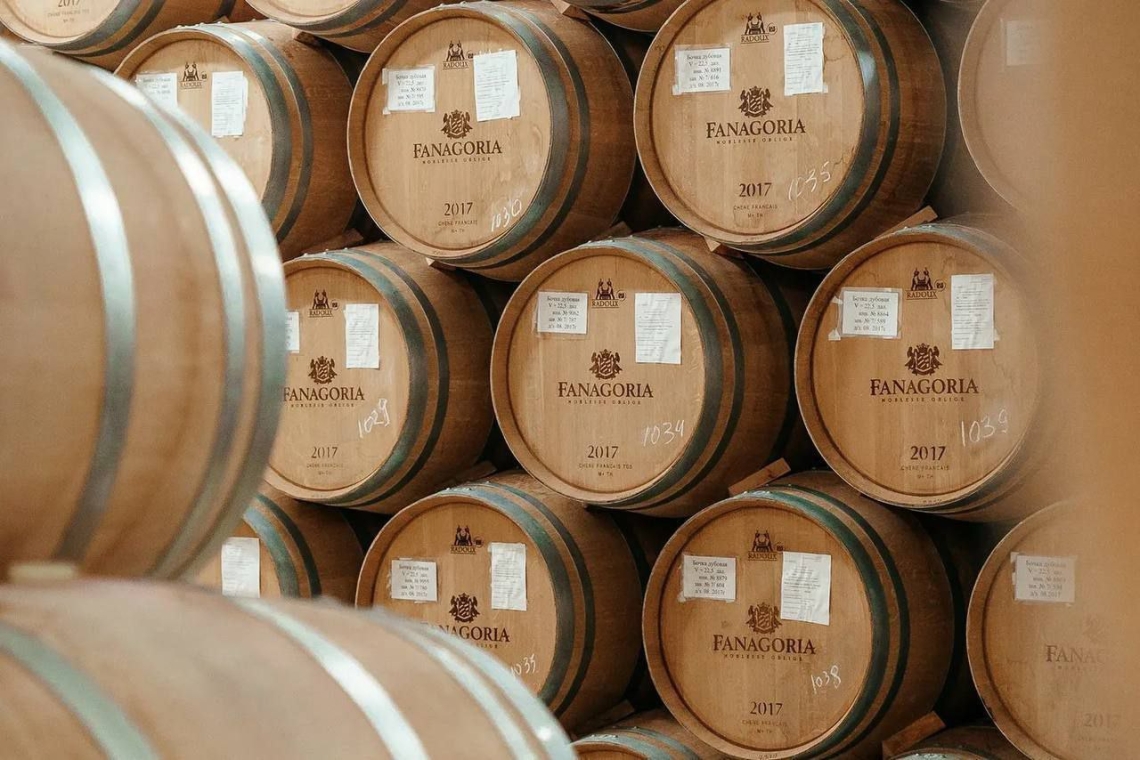 Выпущена 10 000 бочка на бондарне “Фанагории”