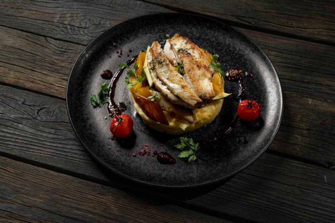 Куринные грудки в винном соусе, как в Баварии