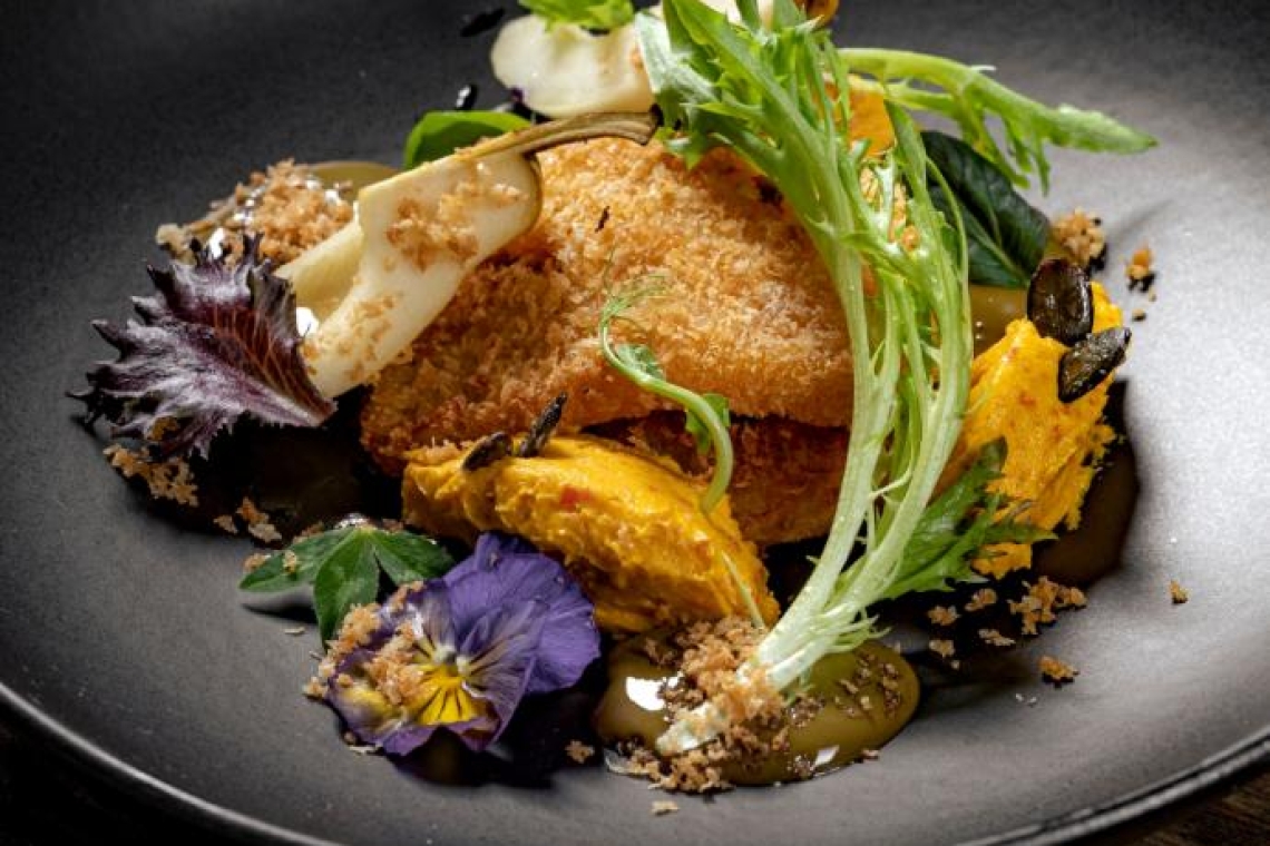 Тыква с грушей в зимних специях