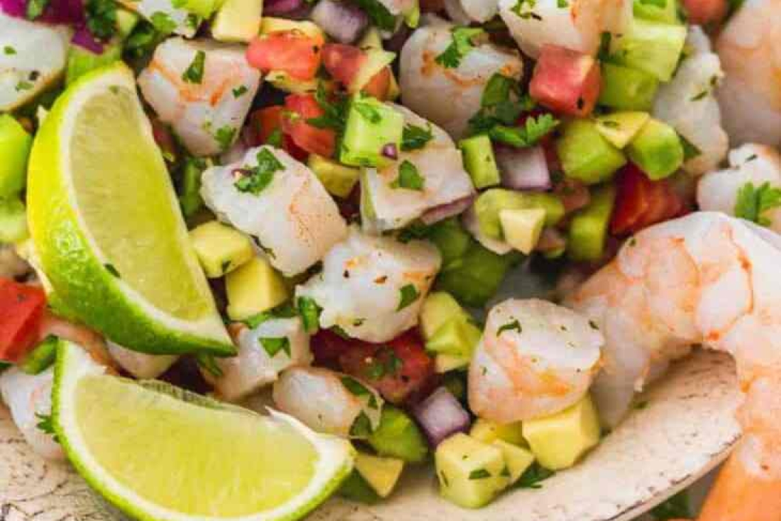 Севиче из креветок: Просто и вкусно
